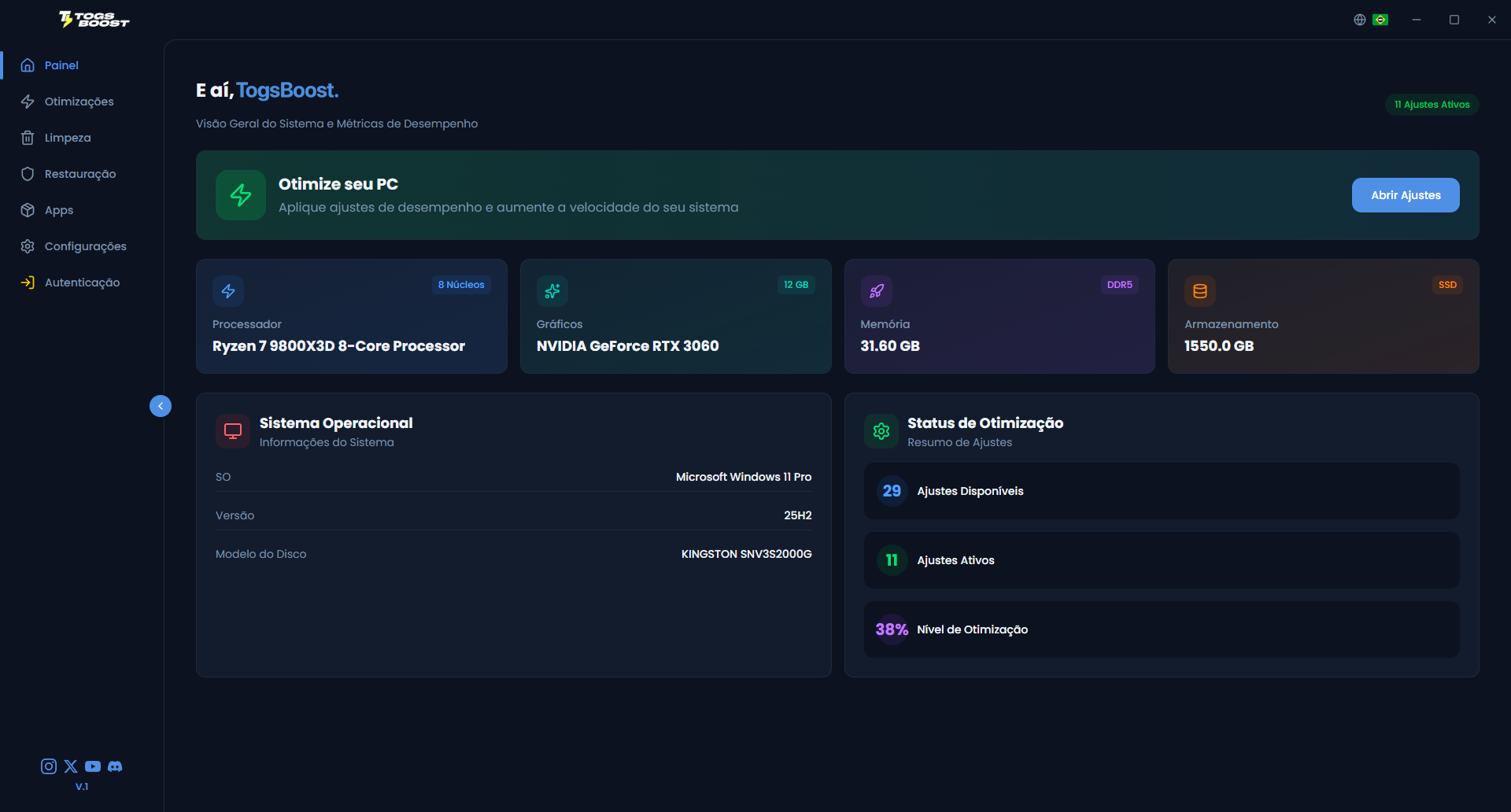 TogsBoost App