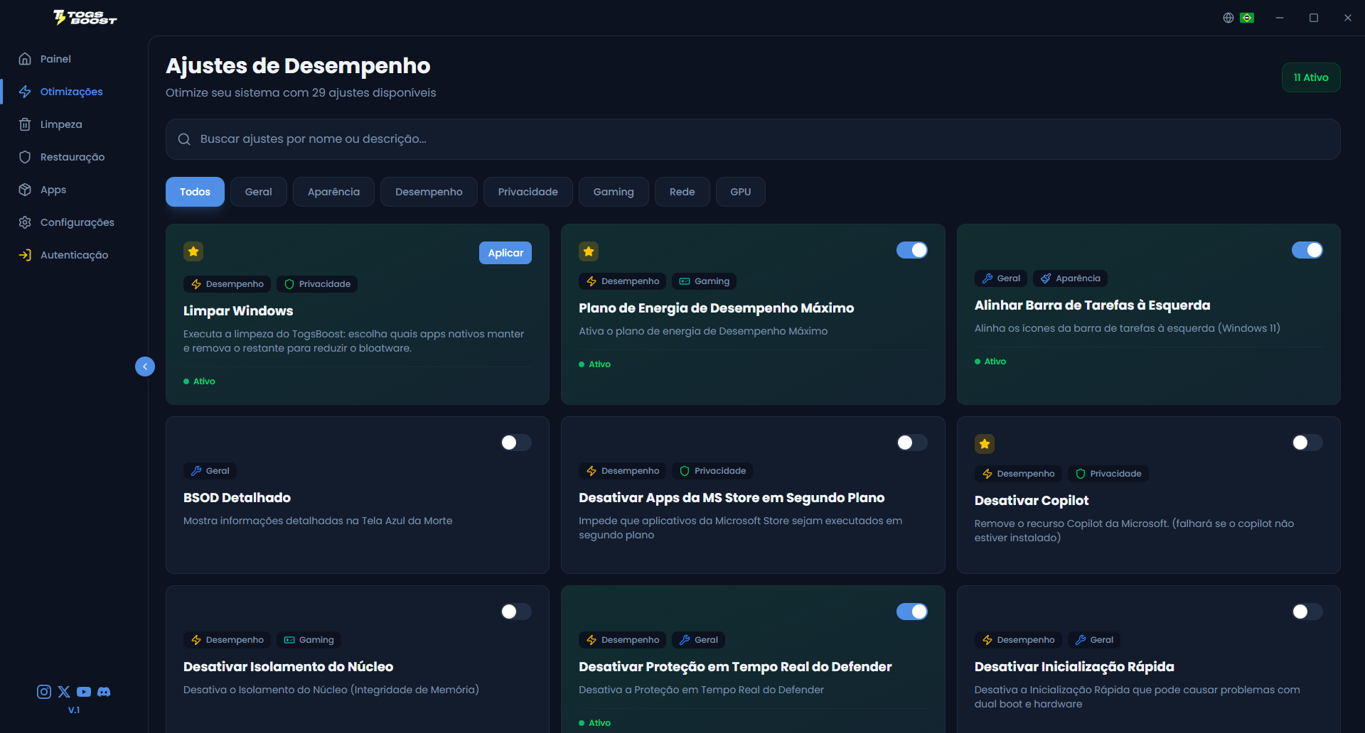 TogsBoost App