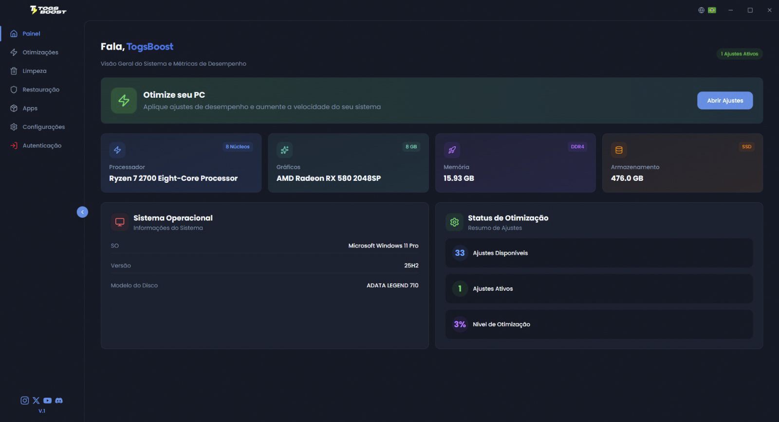 TogsBoost App